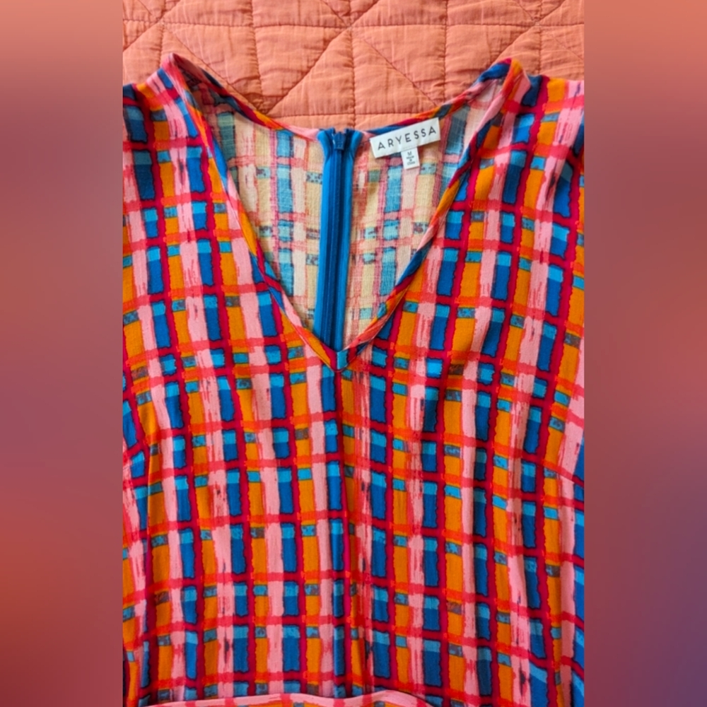 NWOT Anthropologie Abstract Midi Dress - Picture 9 of 10